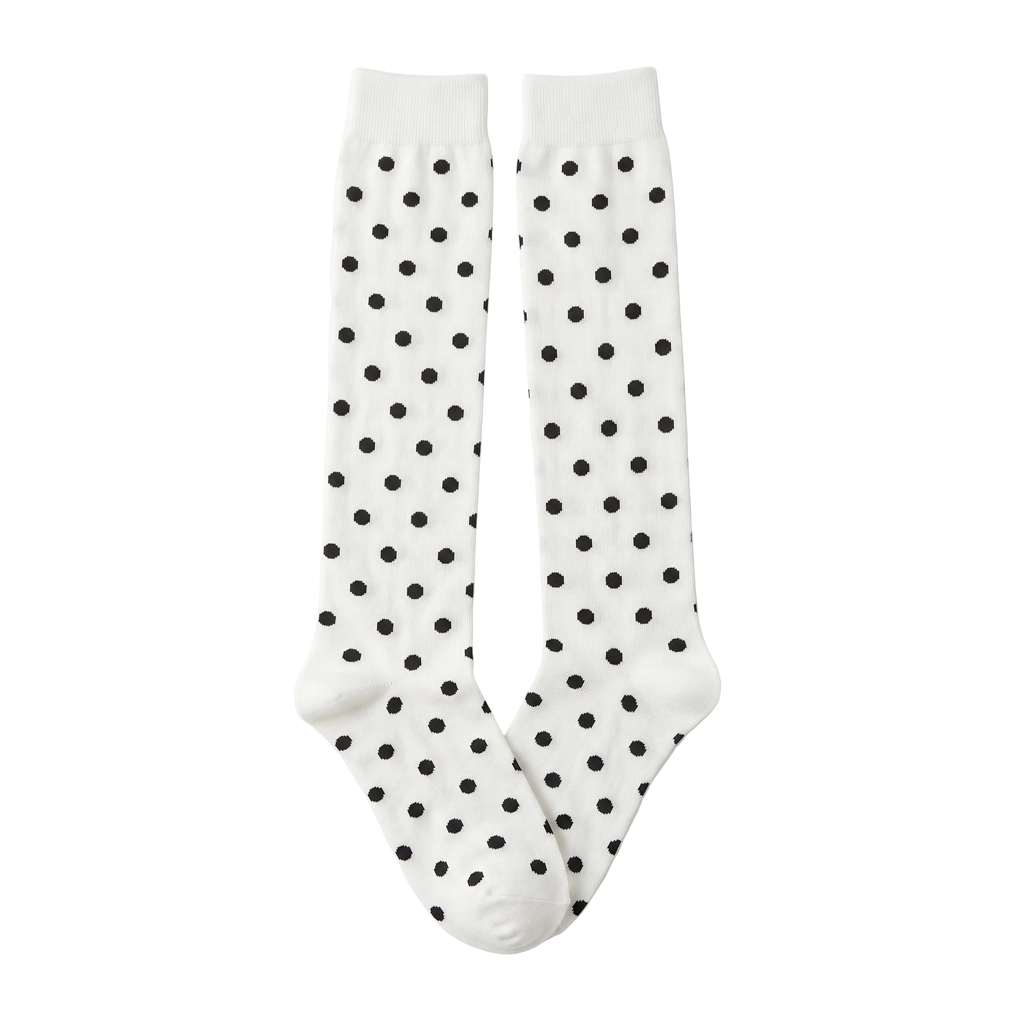 KARINA'S LEMONADE POLKA DOT LEGGING SOCKS!
