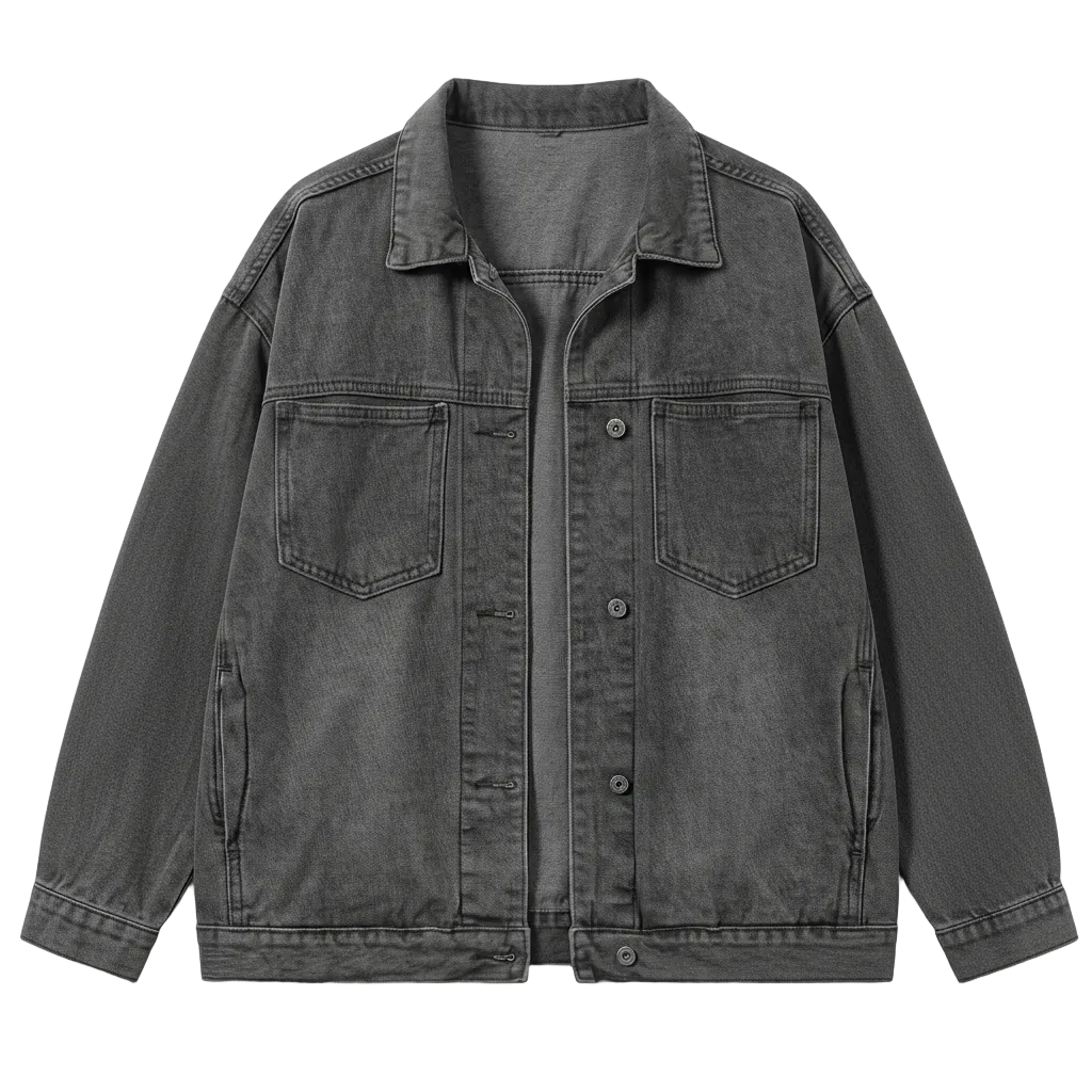 GREY DENIM JACKET! (KE-1)